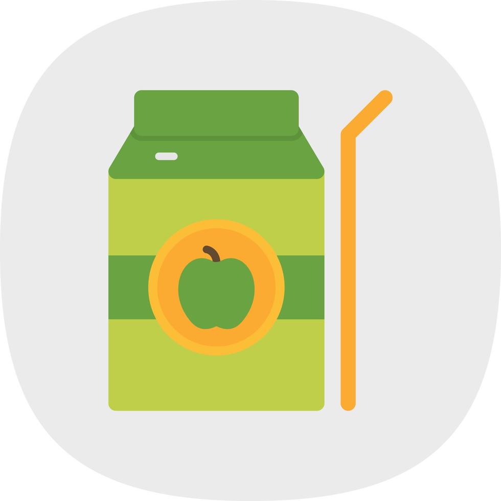 Apple Juice Vector Icon Design