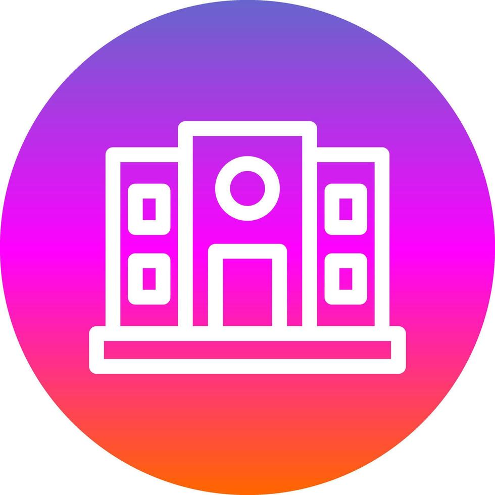 Cloud Based Architecture Vector Icon Design