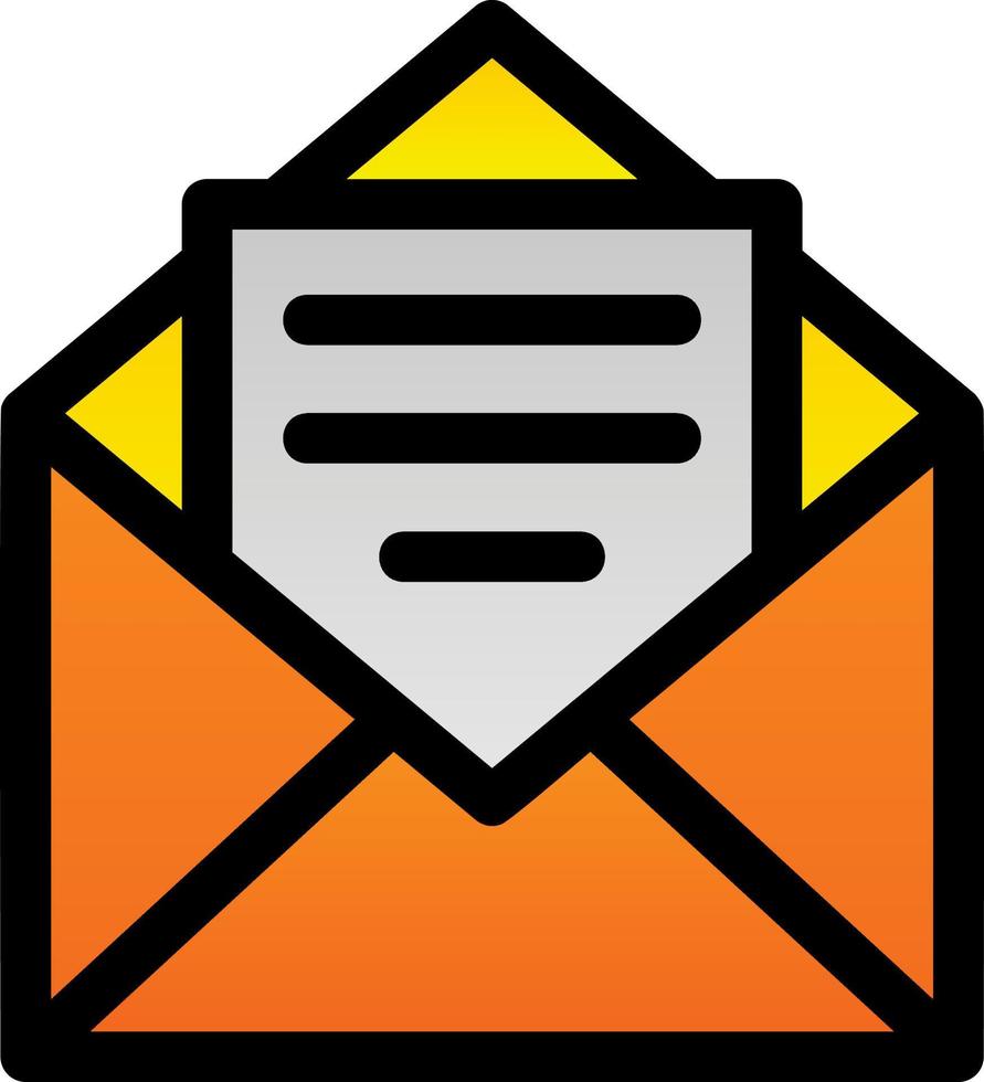 Newsletter Vector Icon Design