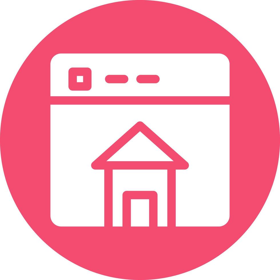 Homepage Vector Icon Design