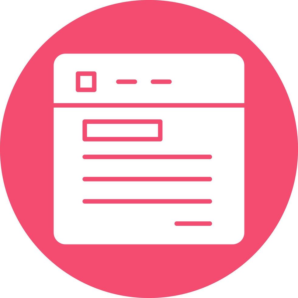 Website Ux Vector Icon Design