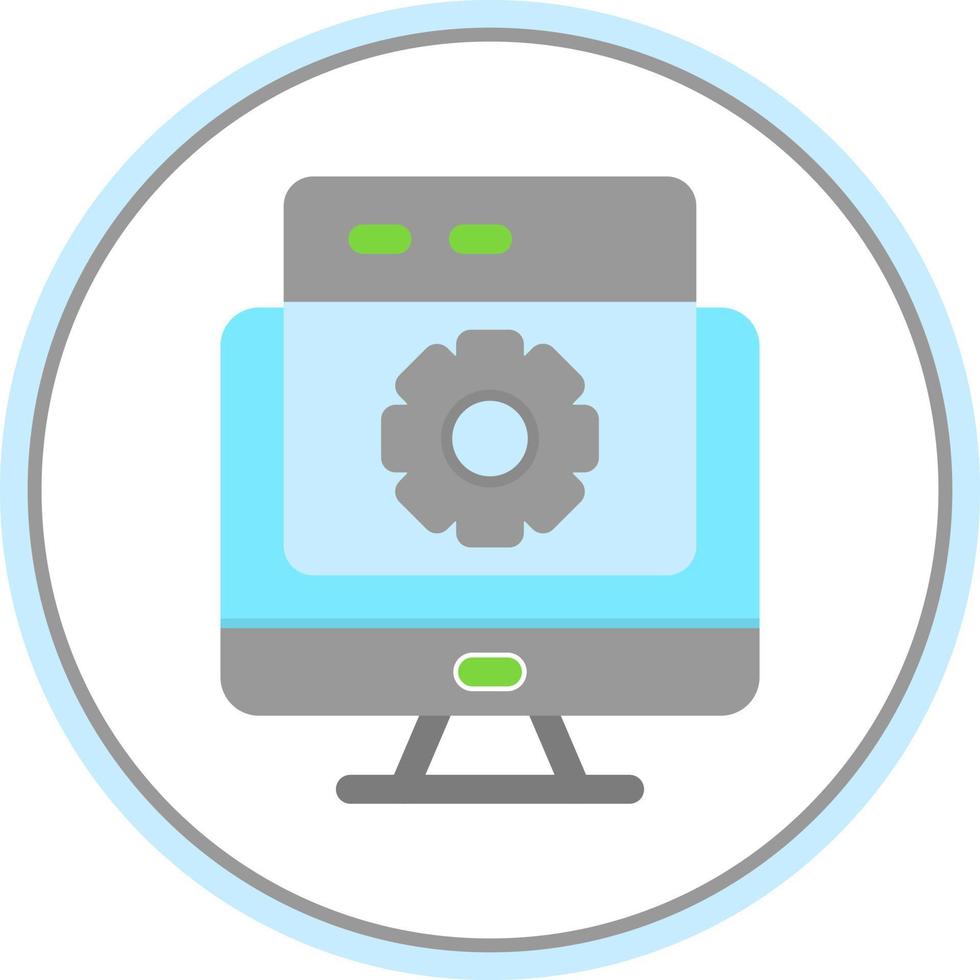 Web Optimization Vector Icon Design