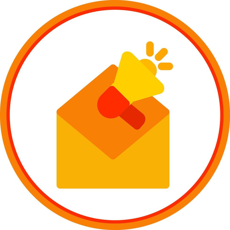 Email Marketing Vector Icon Design
