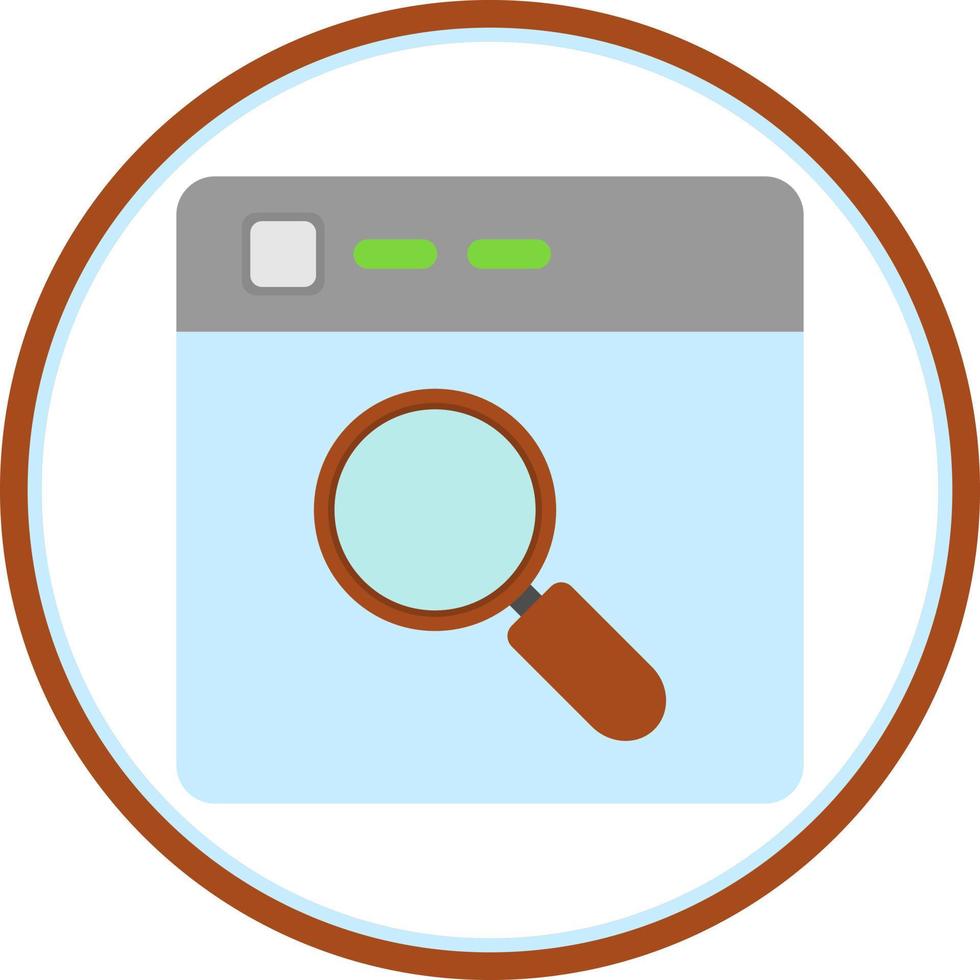 Search Engine Vector Icon Design