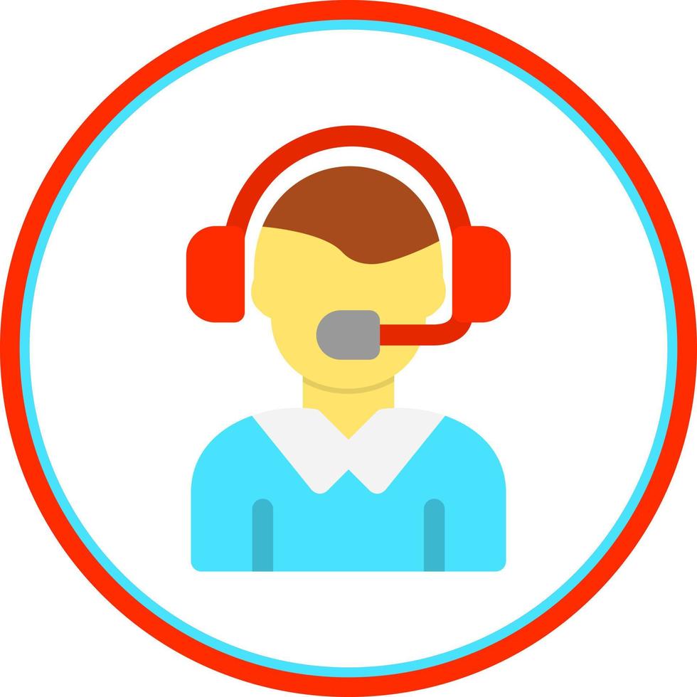 Customer Support Vector Icon Design