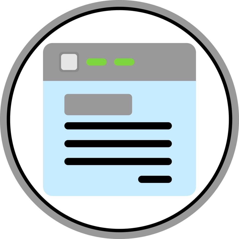 Website Ux Vector Icon Design