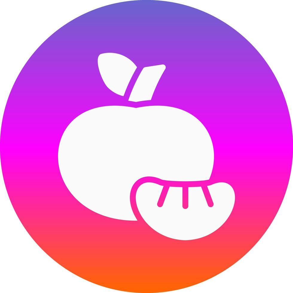 Tangerine Vector Icon Design