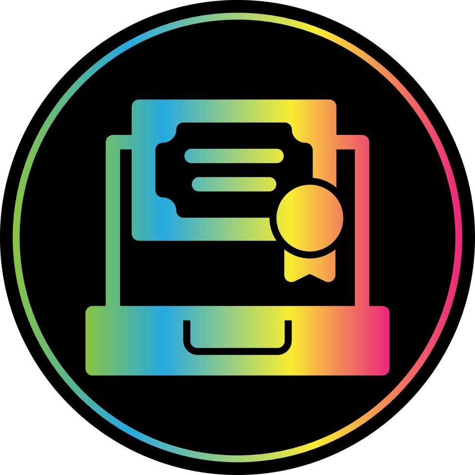 Forecasting Model Vector Icon Design