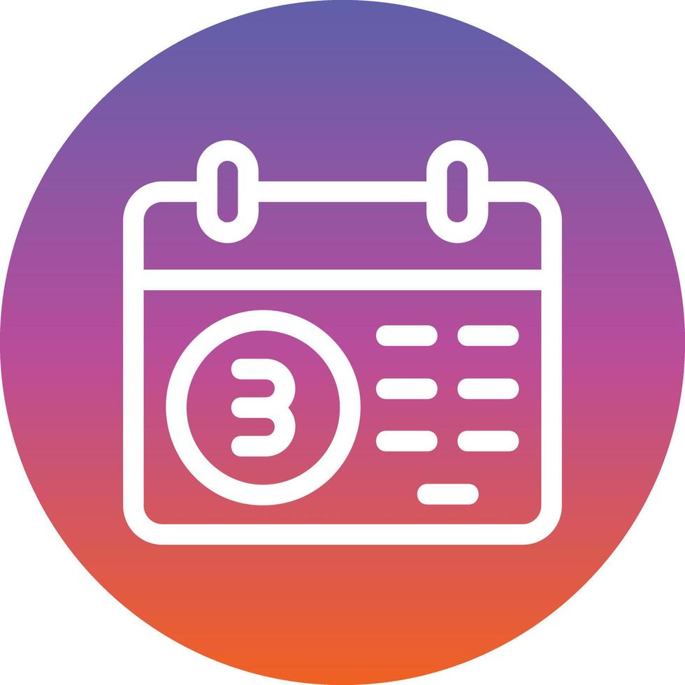 Calendar Vector Icon Design