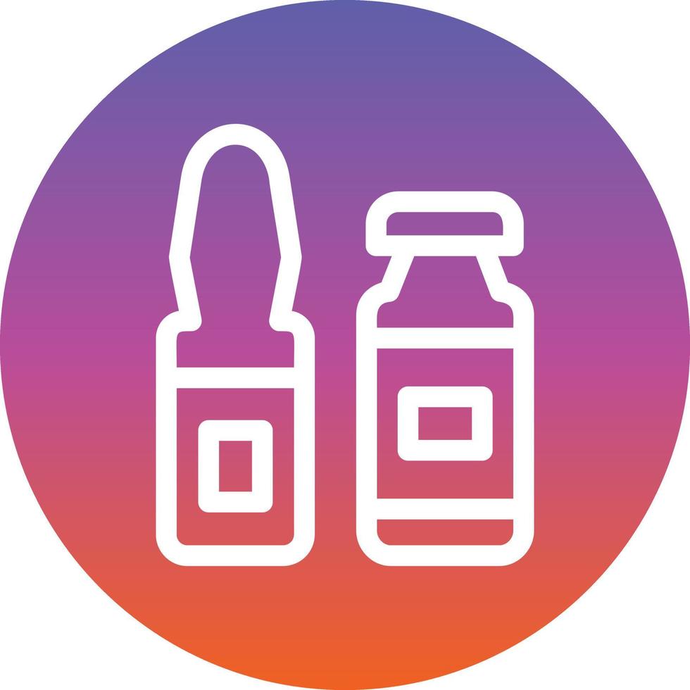 Ampoule Vector Icon Design