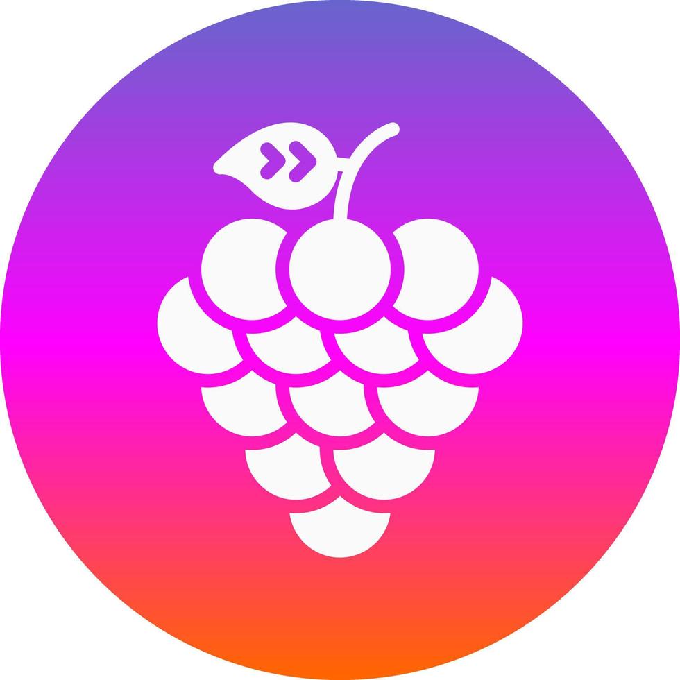 diseño de icono de vector de uvas