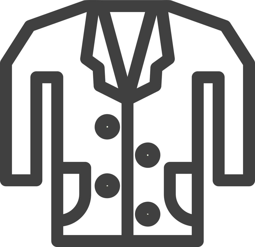 Doctor Coat Vector Icon Design