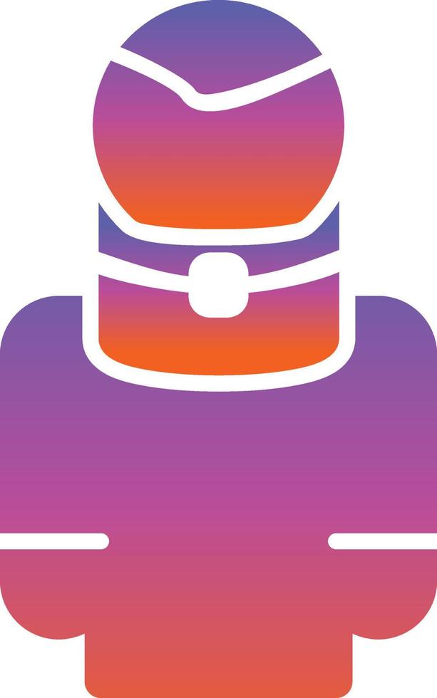 Broken Neck Vector Icon Design