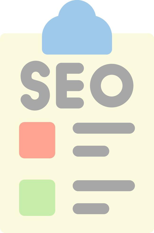 Seo Checklist Vector Icon Design
