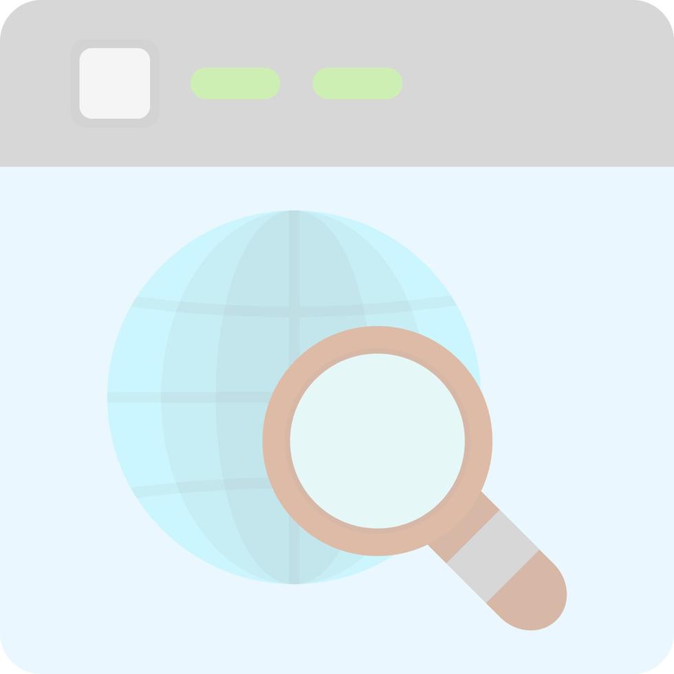 Website Search Vector Icon Design