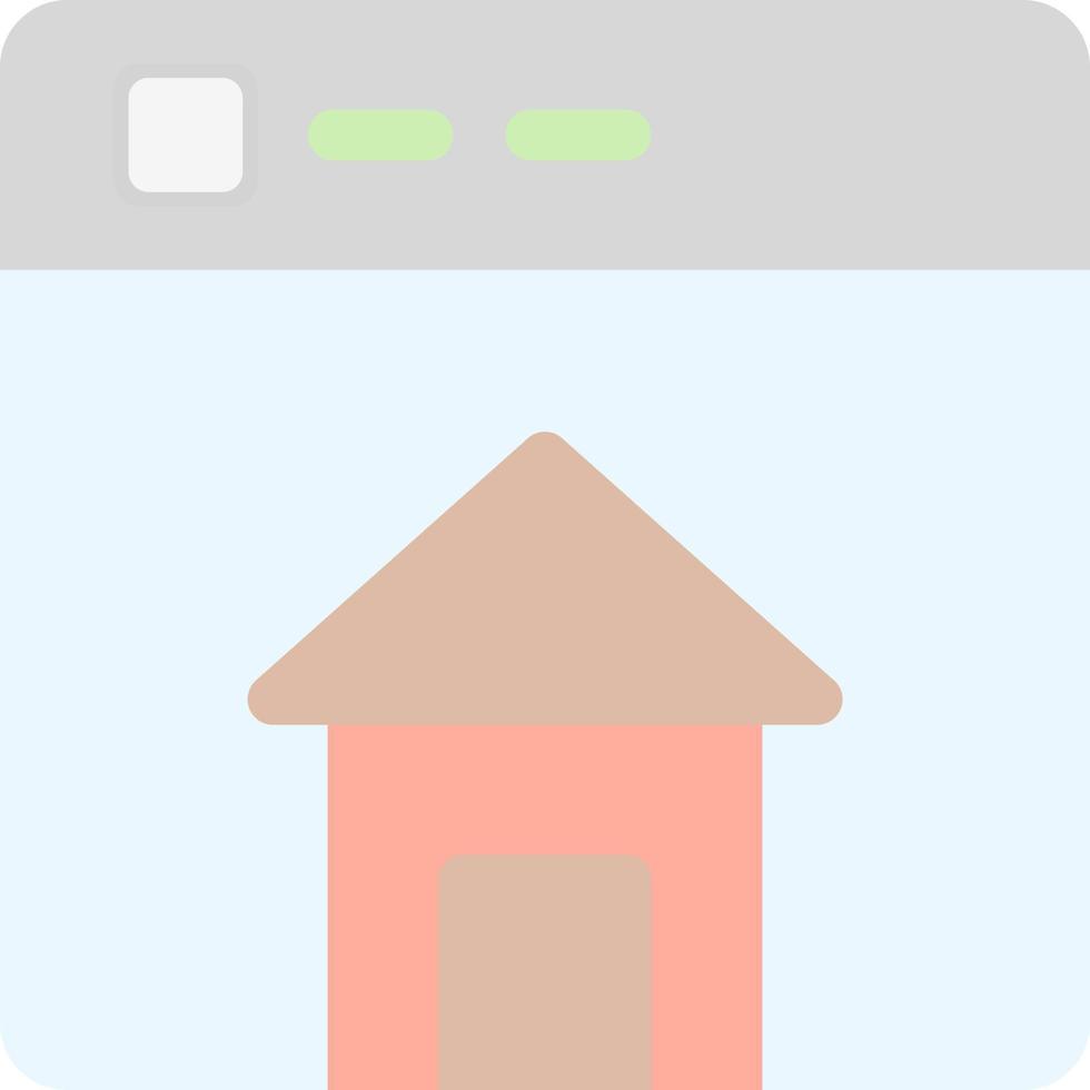 Homepage Vector Icon Design