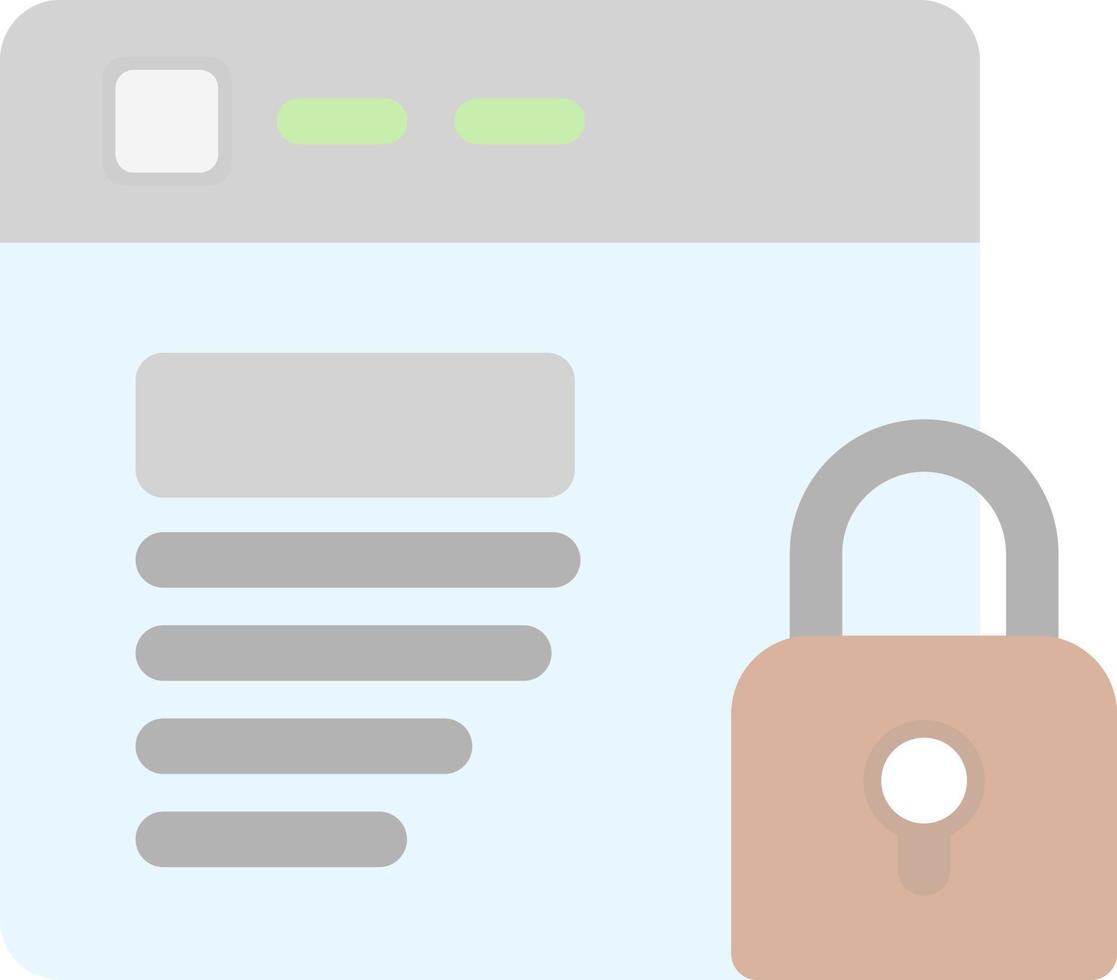 Website Security Vector Icon Design