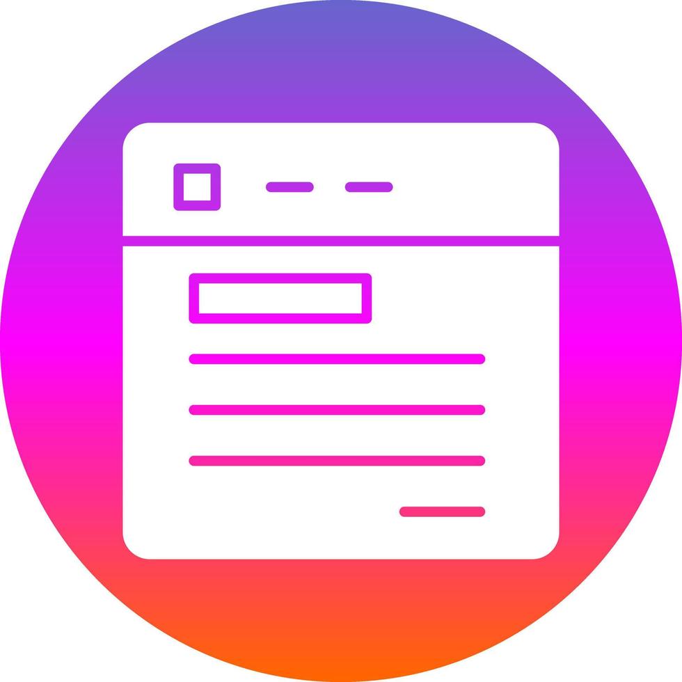 Website Ux Vector Icon Design