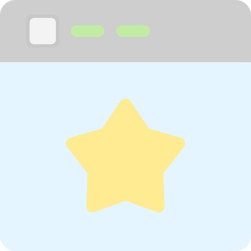 Website Rating Vector Icon Design