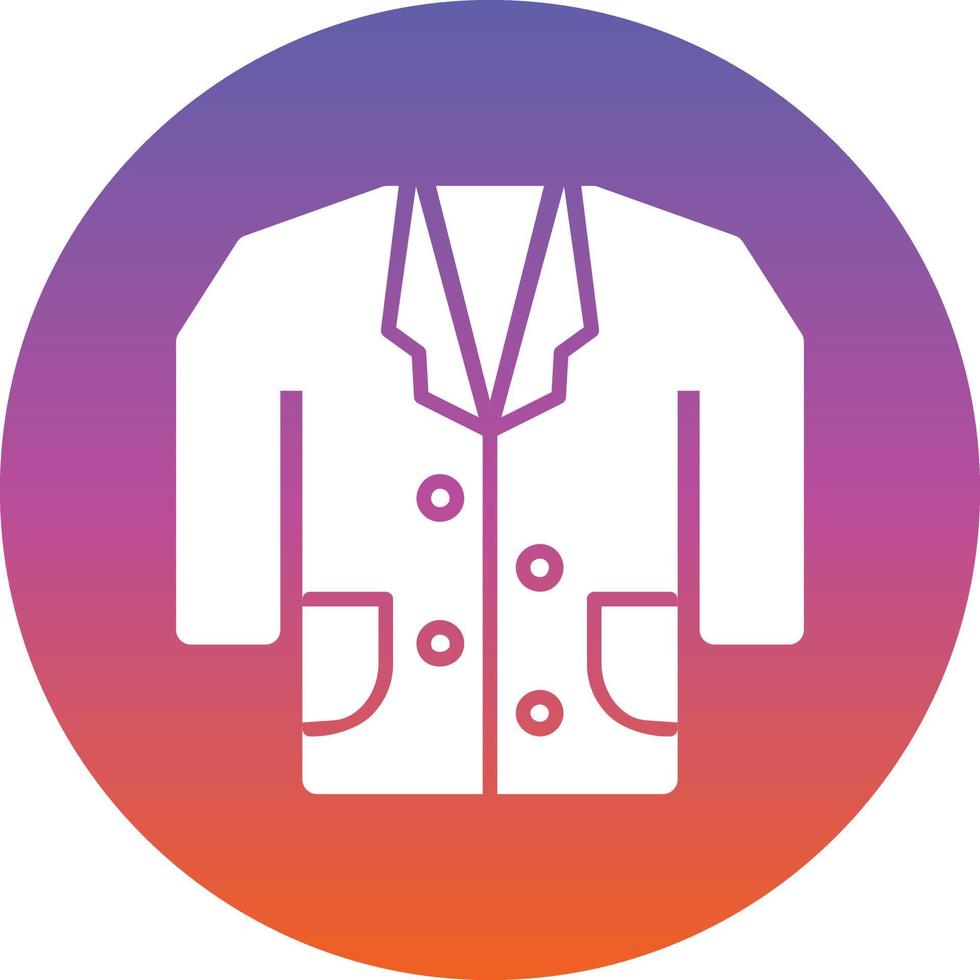 Doctor Coat Vector Icon Design