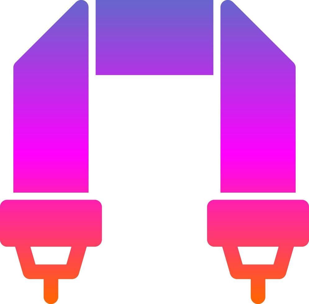 Camera Strap Flat Icon vector