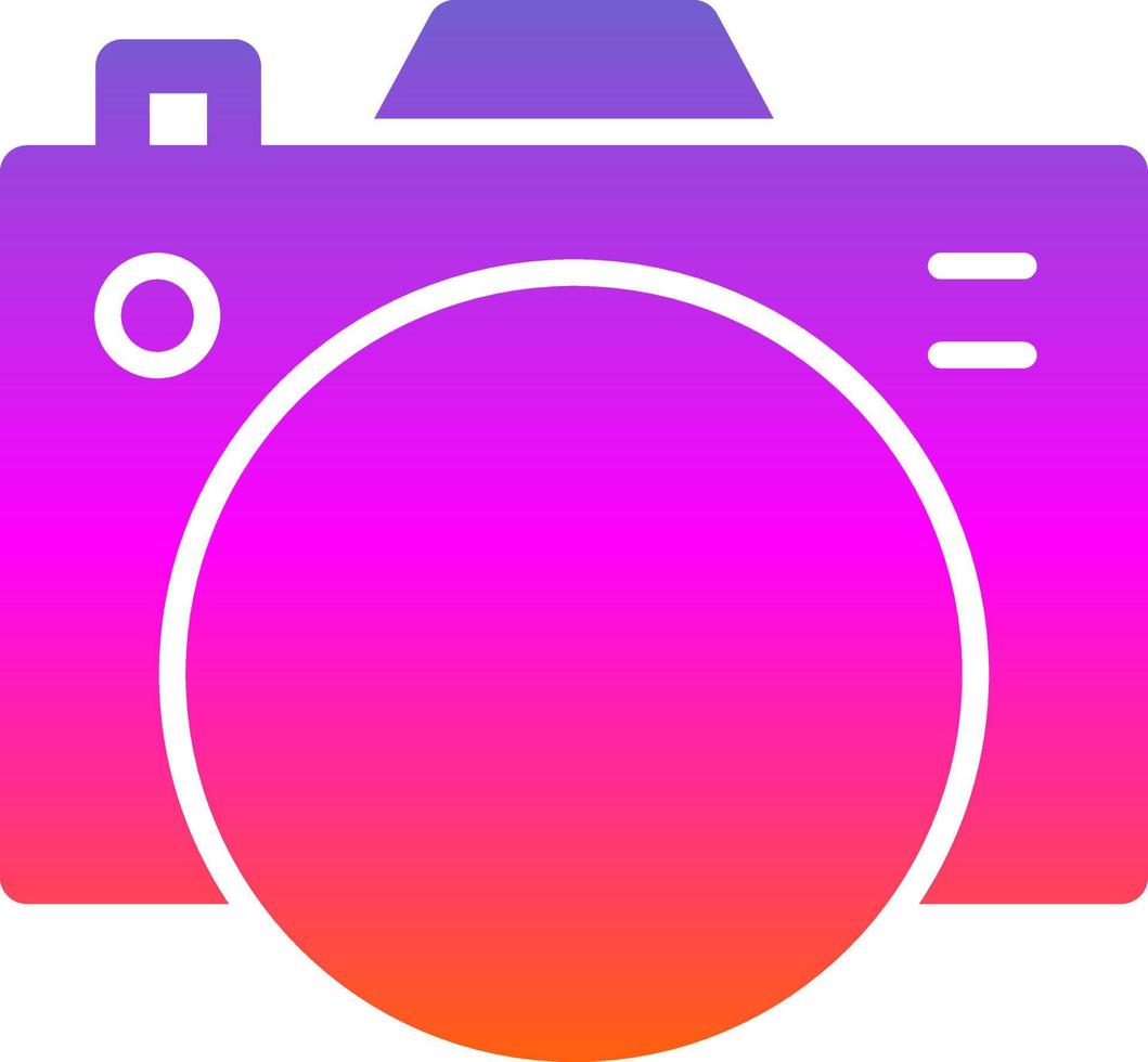 Front Camera Flat Icon vector