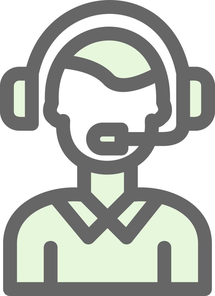 Customer Support Vector Icon Design