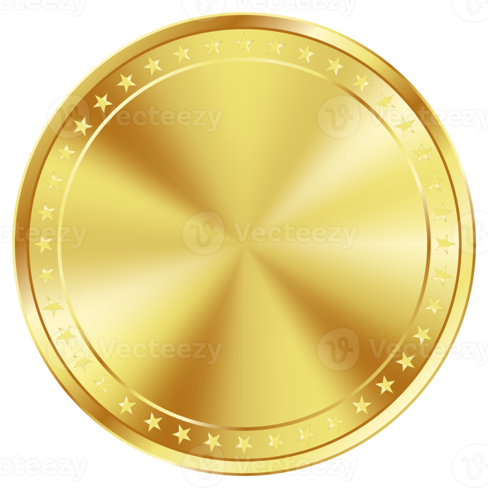 Luxury Gold medal png