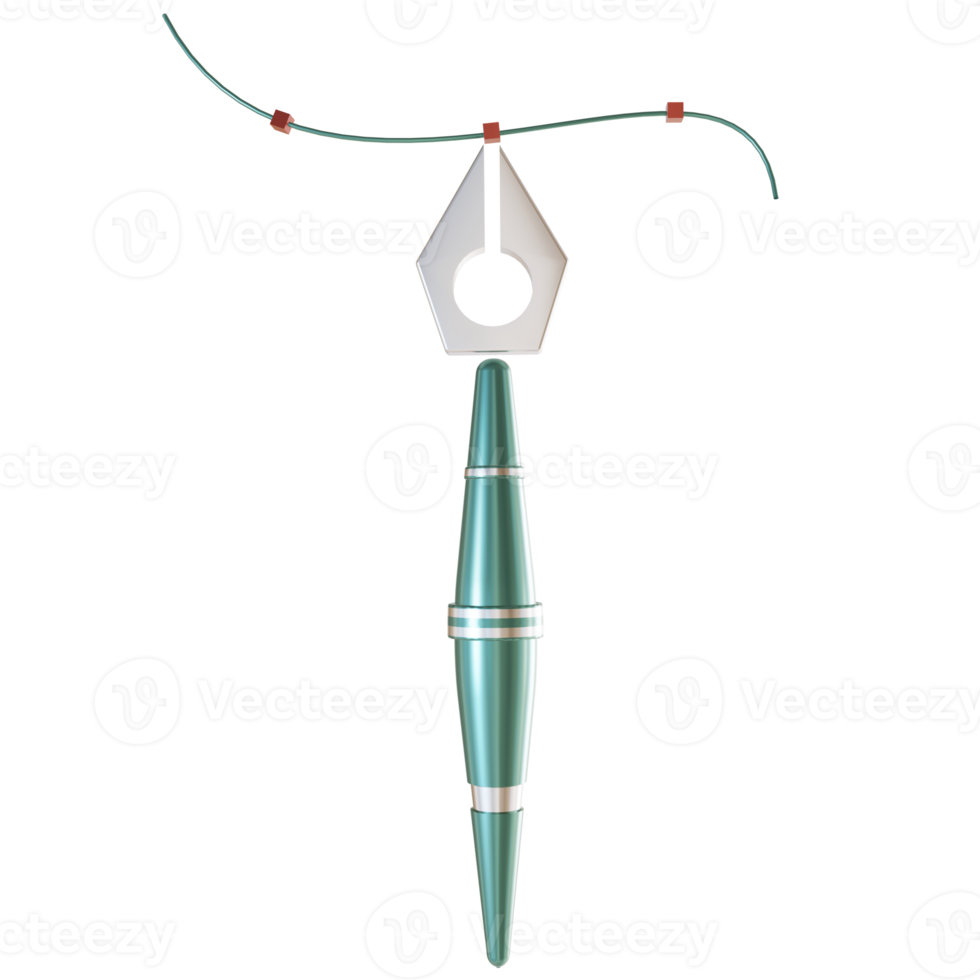Pen green rope tool png