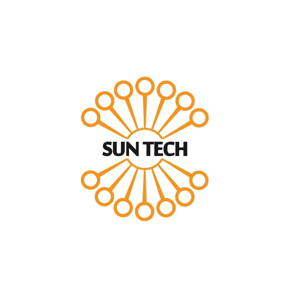 technology tech logo design symbol vector