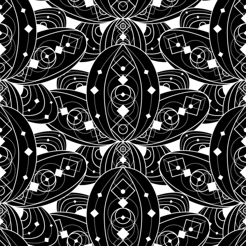 Seamless Pattern. Modern Stylish Abstract Texture vector