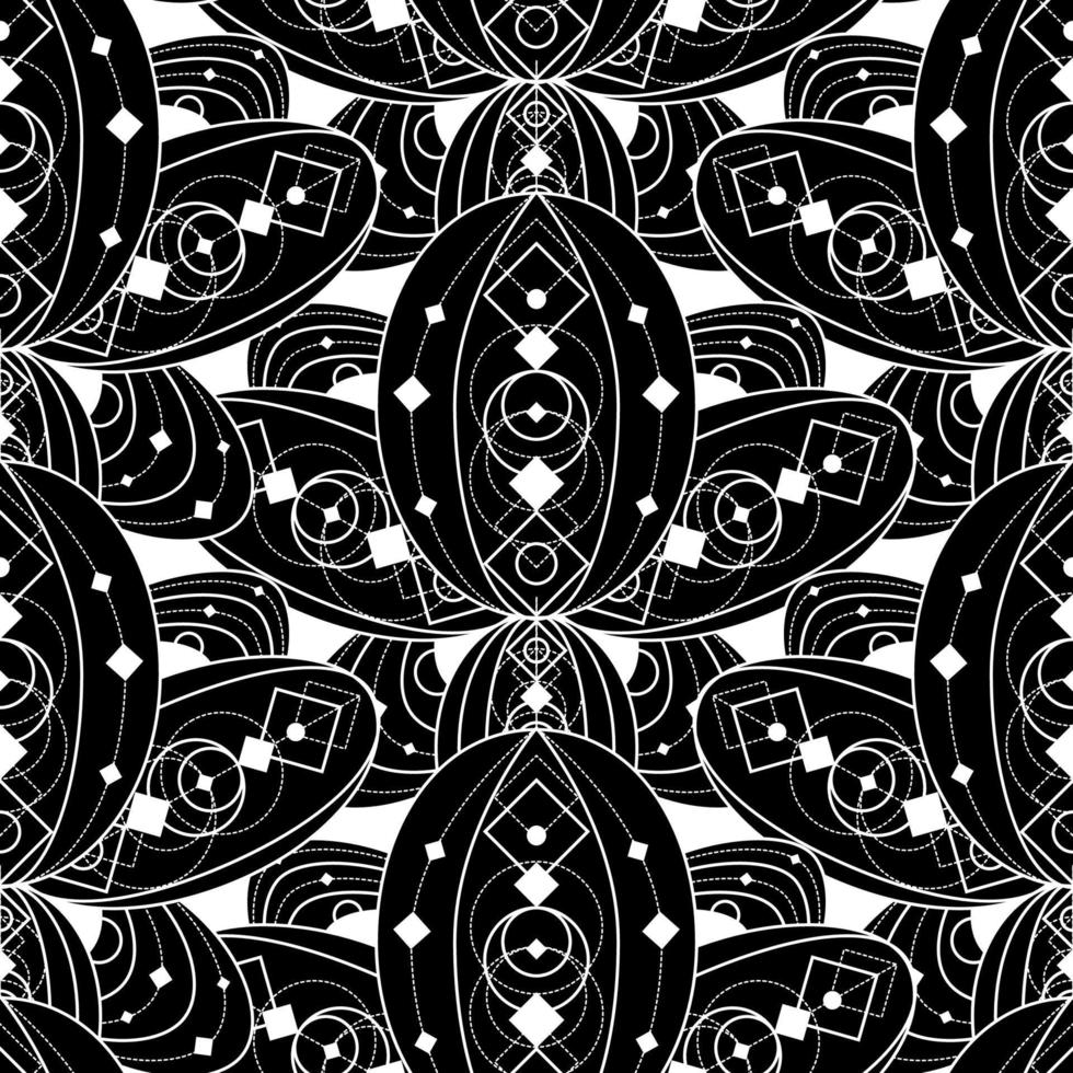 Seamless Pattern. Modern Stylish Abstract Texture vector