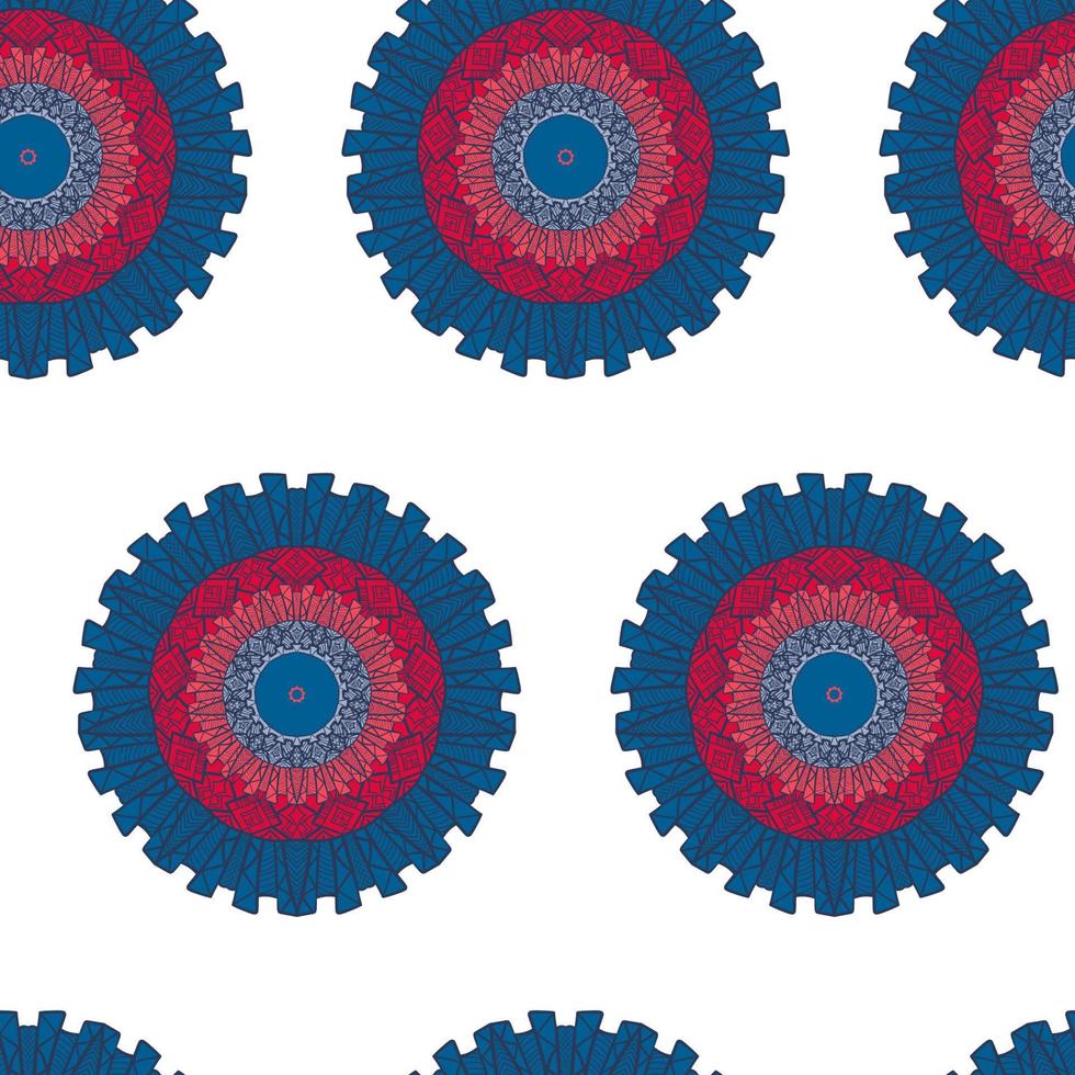 Mandala Seamless Pattern vector