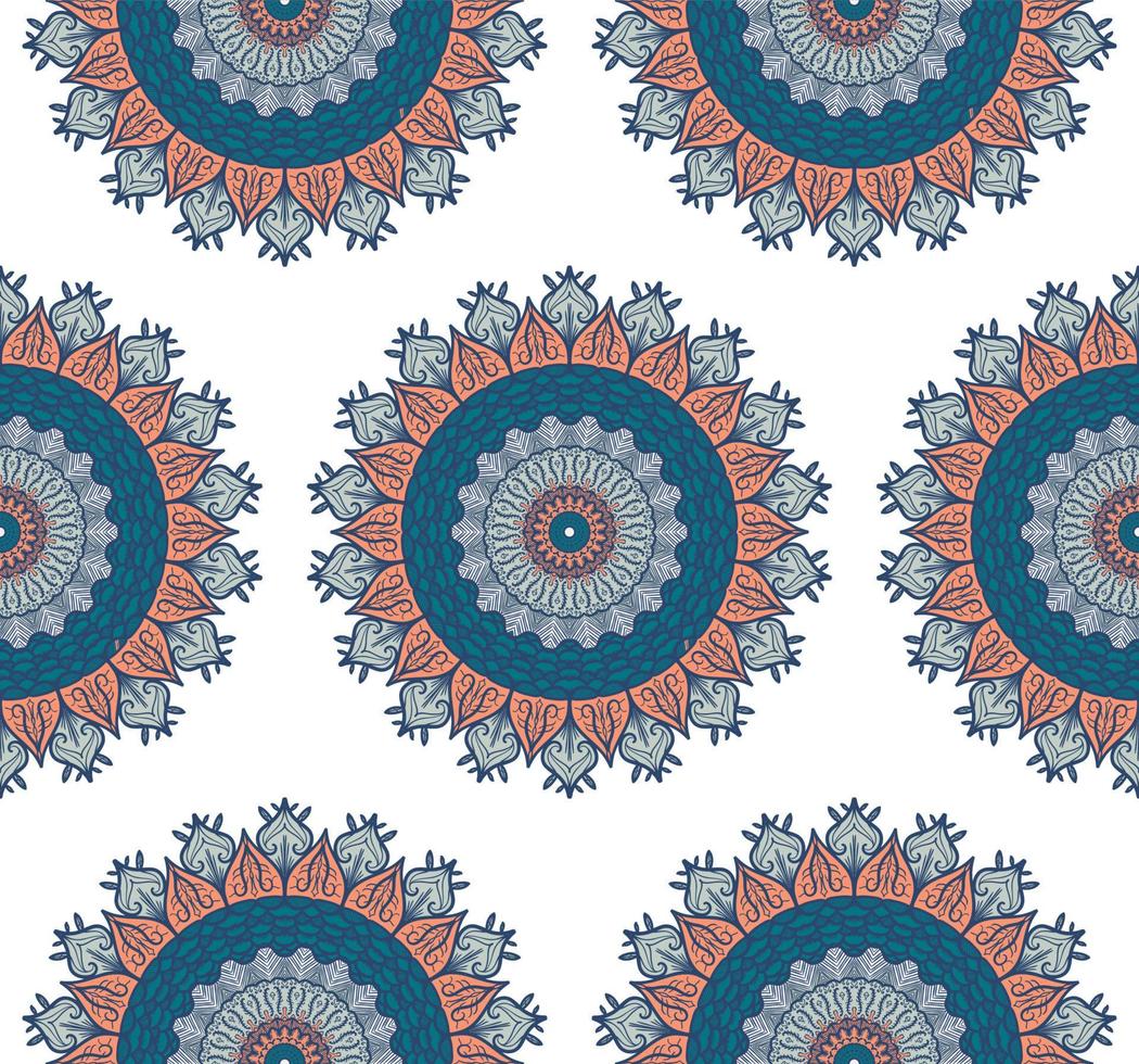 Mandala Seamless Pattern vector