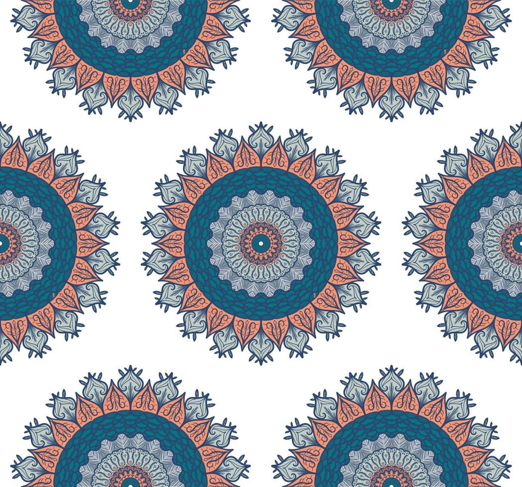 Mandala Seamless Pattern vector