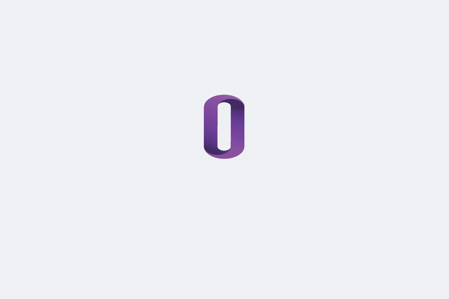 Free vector letter o colorful logo