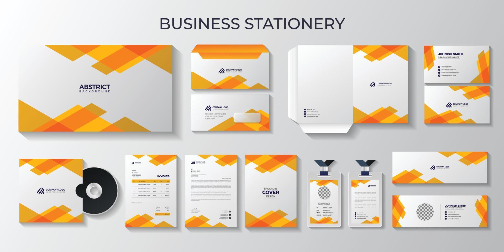 professional business stationery and identity, branding, Presentation Folder, Business card, Letterhead,  Invoice, CD cover, Book Cover design, Id card, Envelope, Email signature, Presentation folder, vector