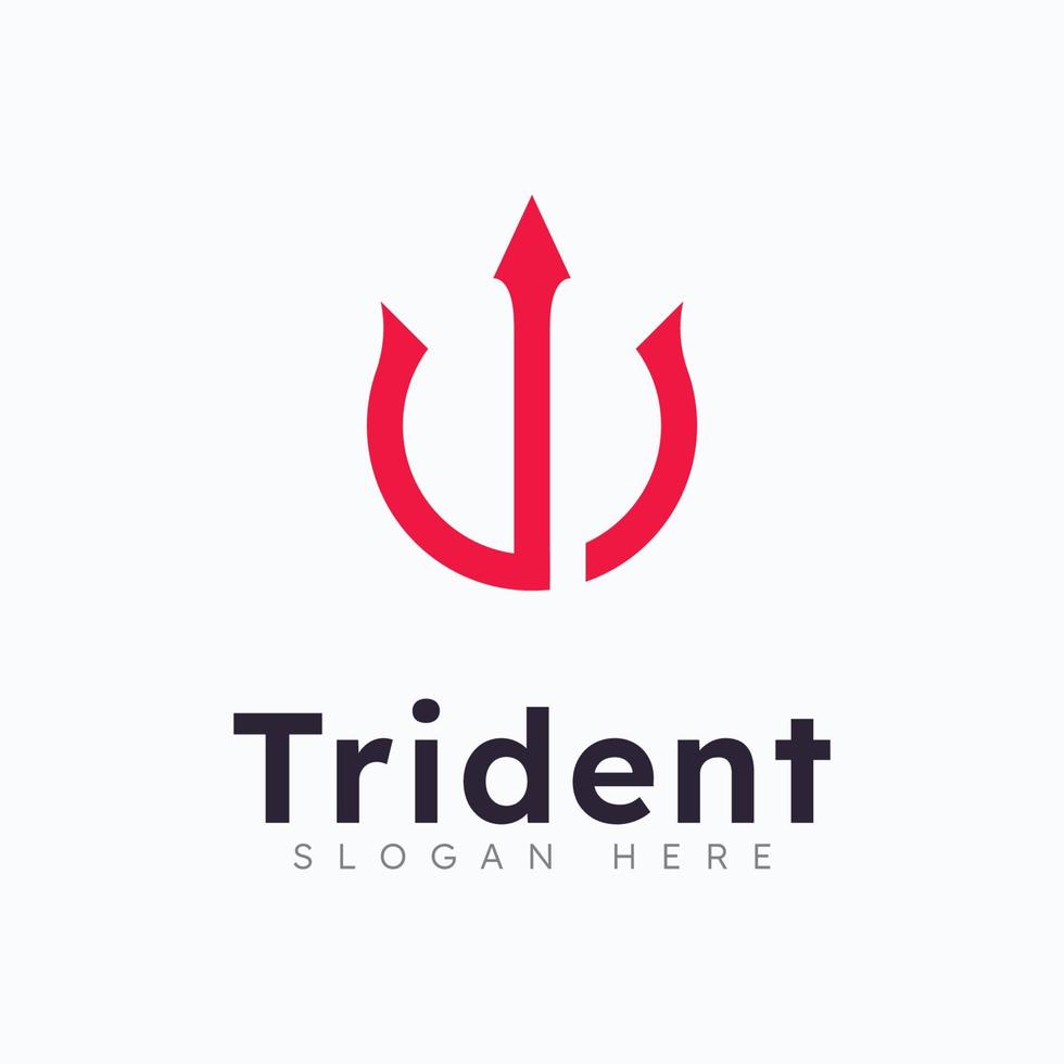 Trident Logo Template vector illustration