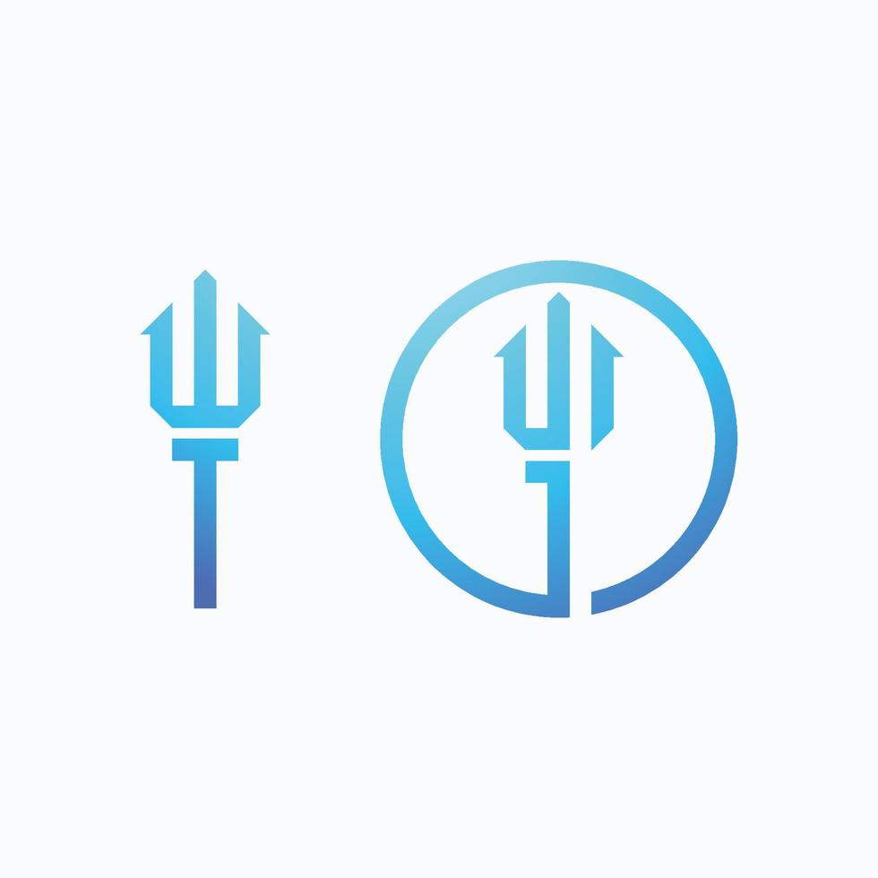 Trident Logo Template vector illustration