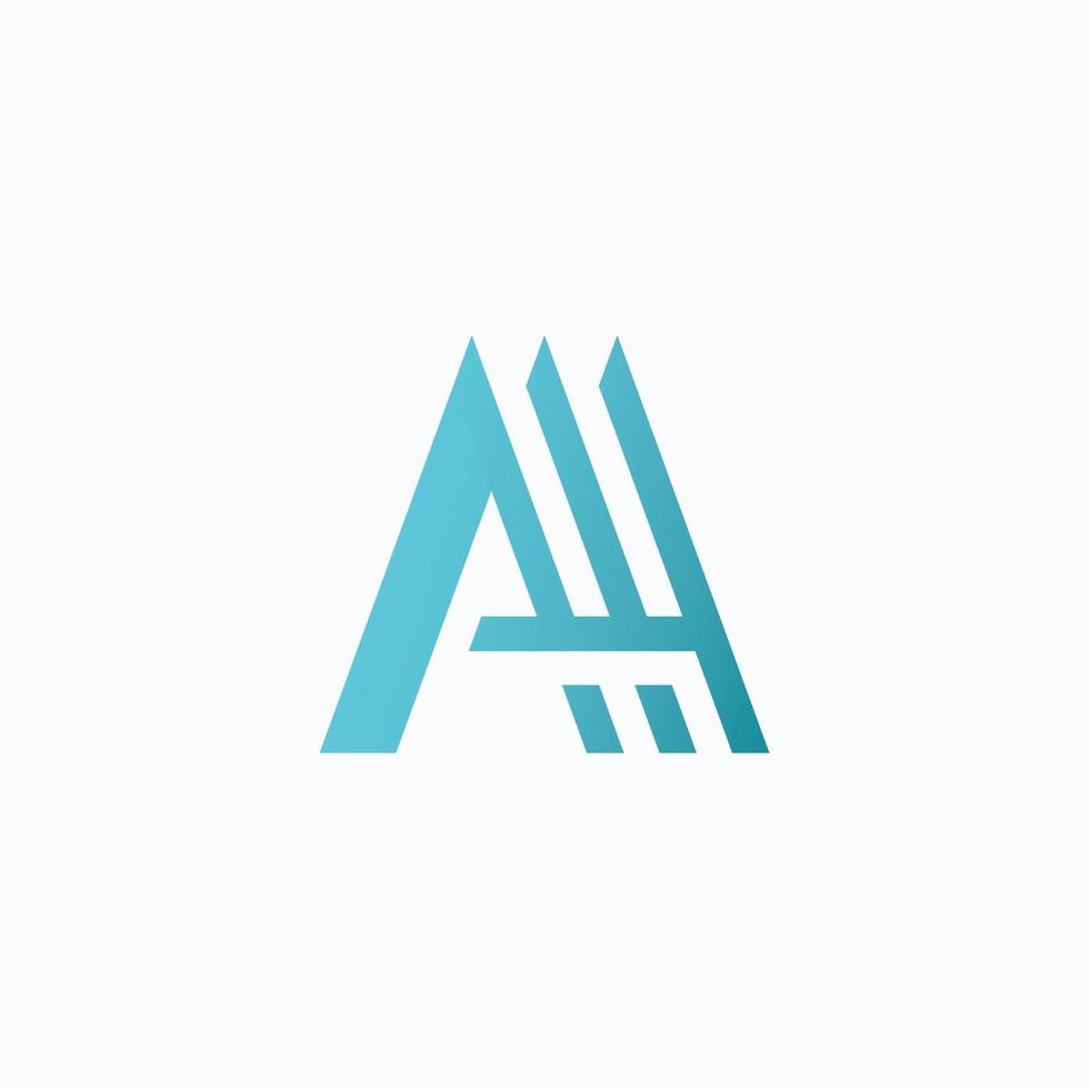 Letter A logo vector template element