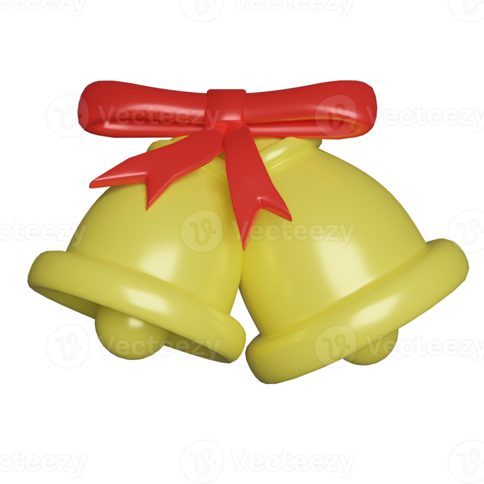 Christmas Bells 3D png