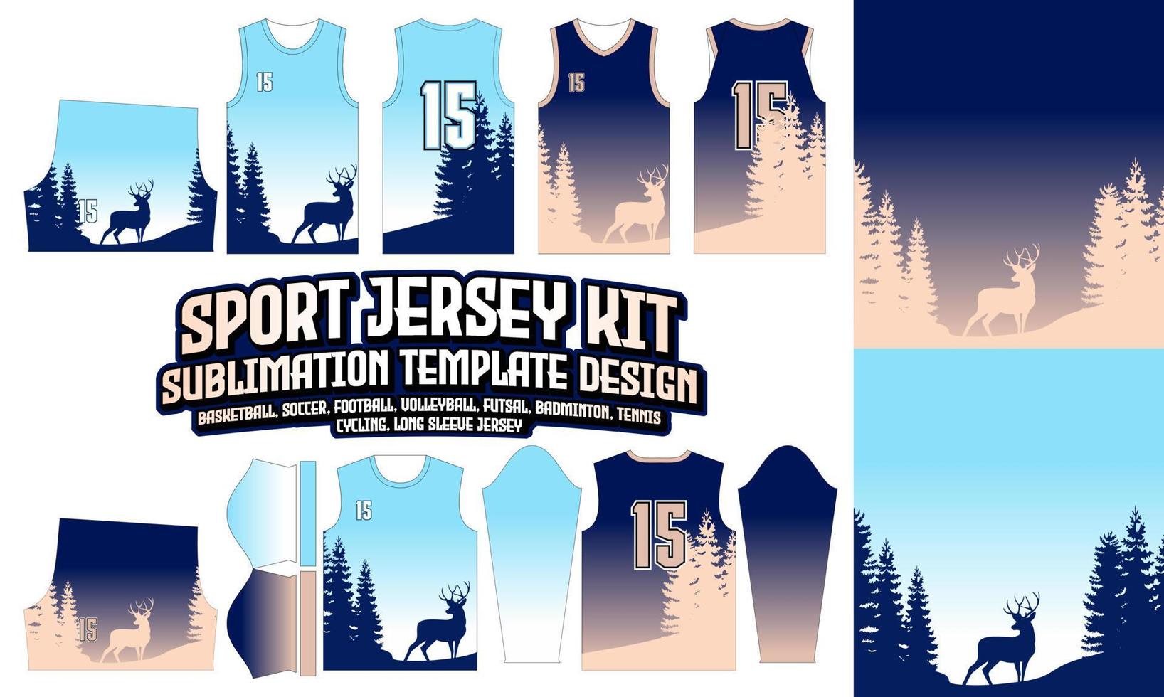 deer christmas Jersey Apparel Sport Wear Sublimation pattern Design 239 for Soccer Football E-sport Basketball volleyball Badminton Futsal t-shirt vector