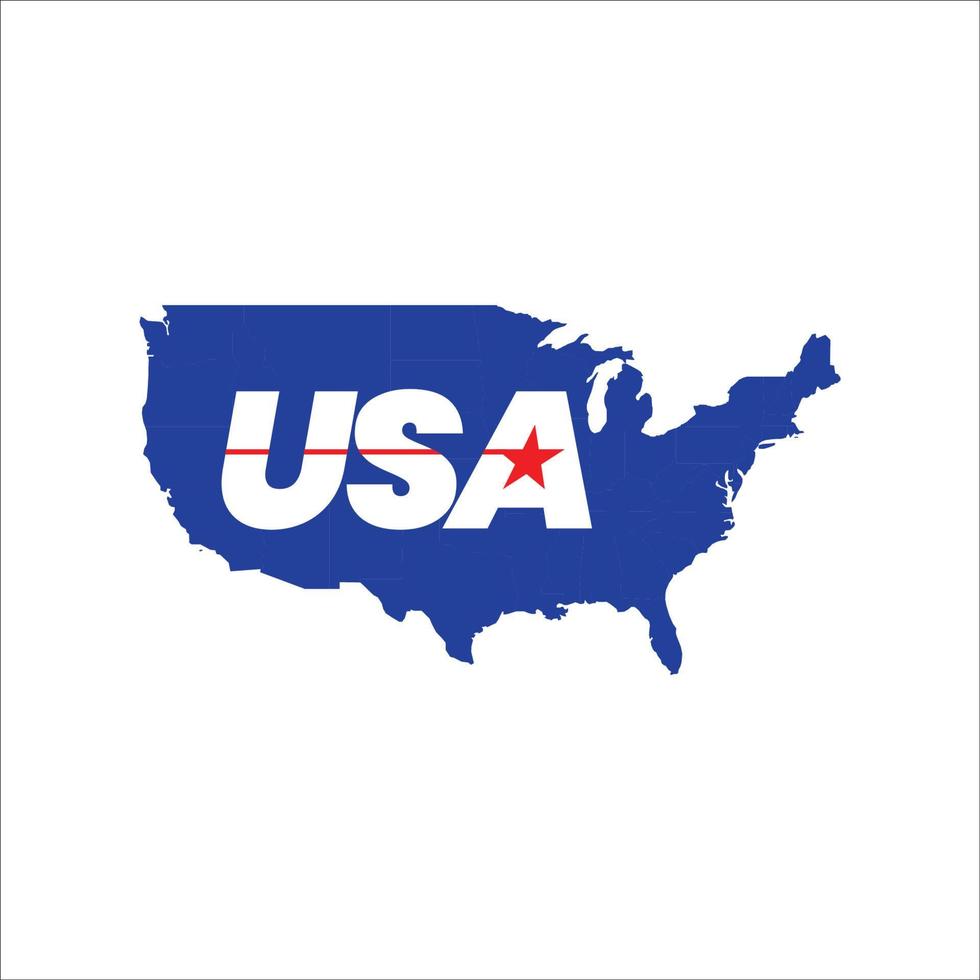 Made in the USA logo, labels and badges vector set on white background