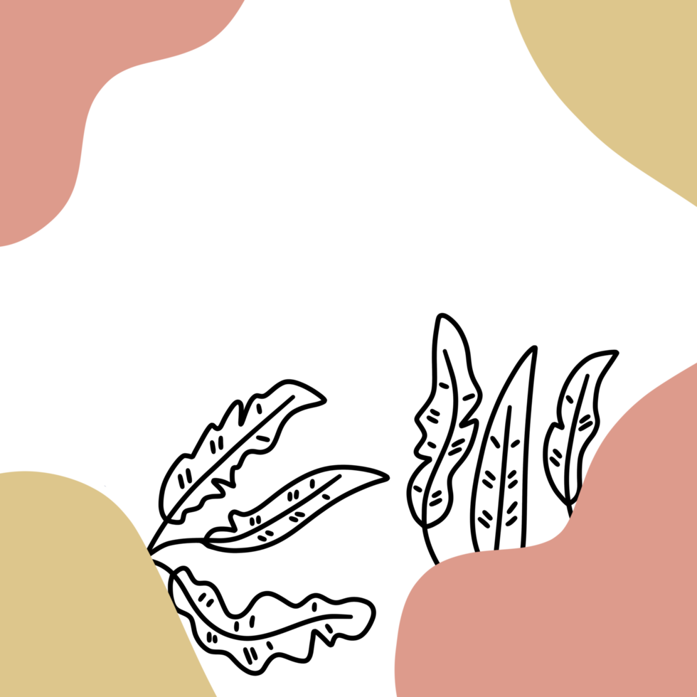 Aesthetic Shape Line Simple png