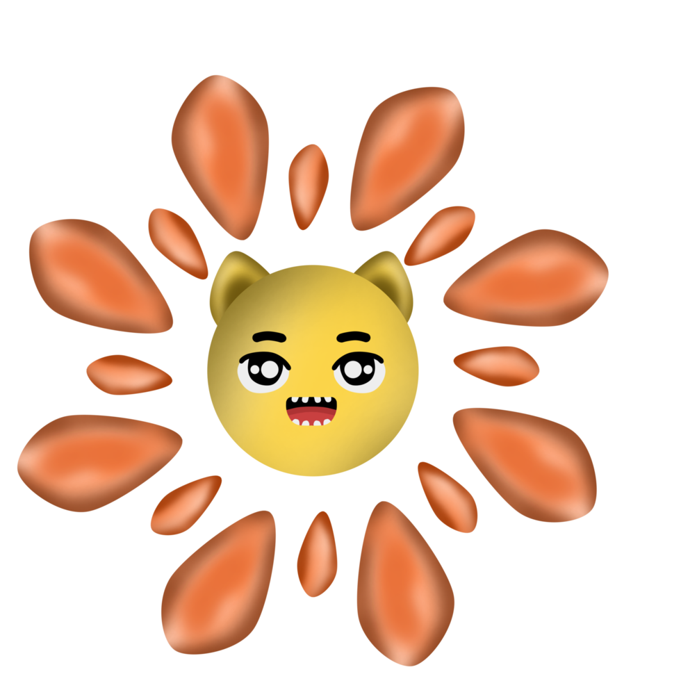 Character Cartoon Cute Doodle Monster Expression png