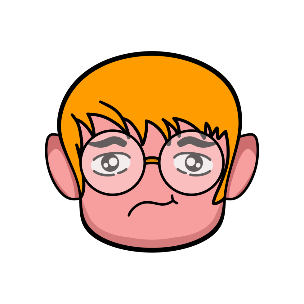 Boy Emoticon Cartoon Character Expression png