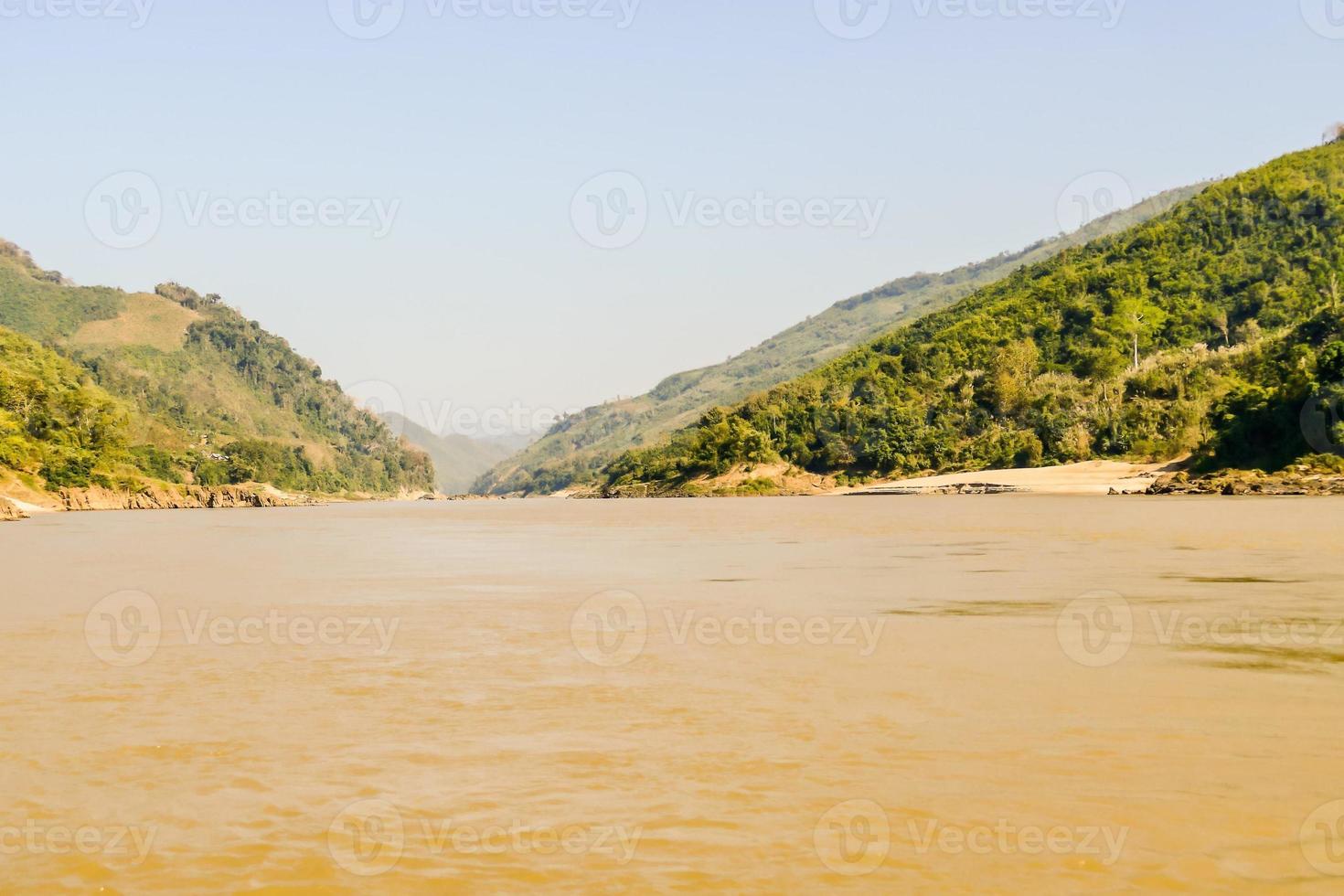 Rural landscape in East Asia photo