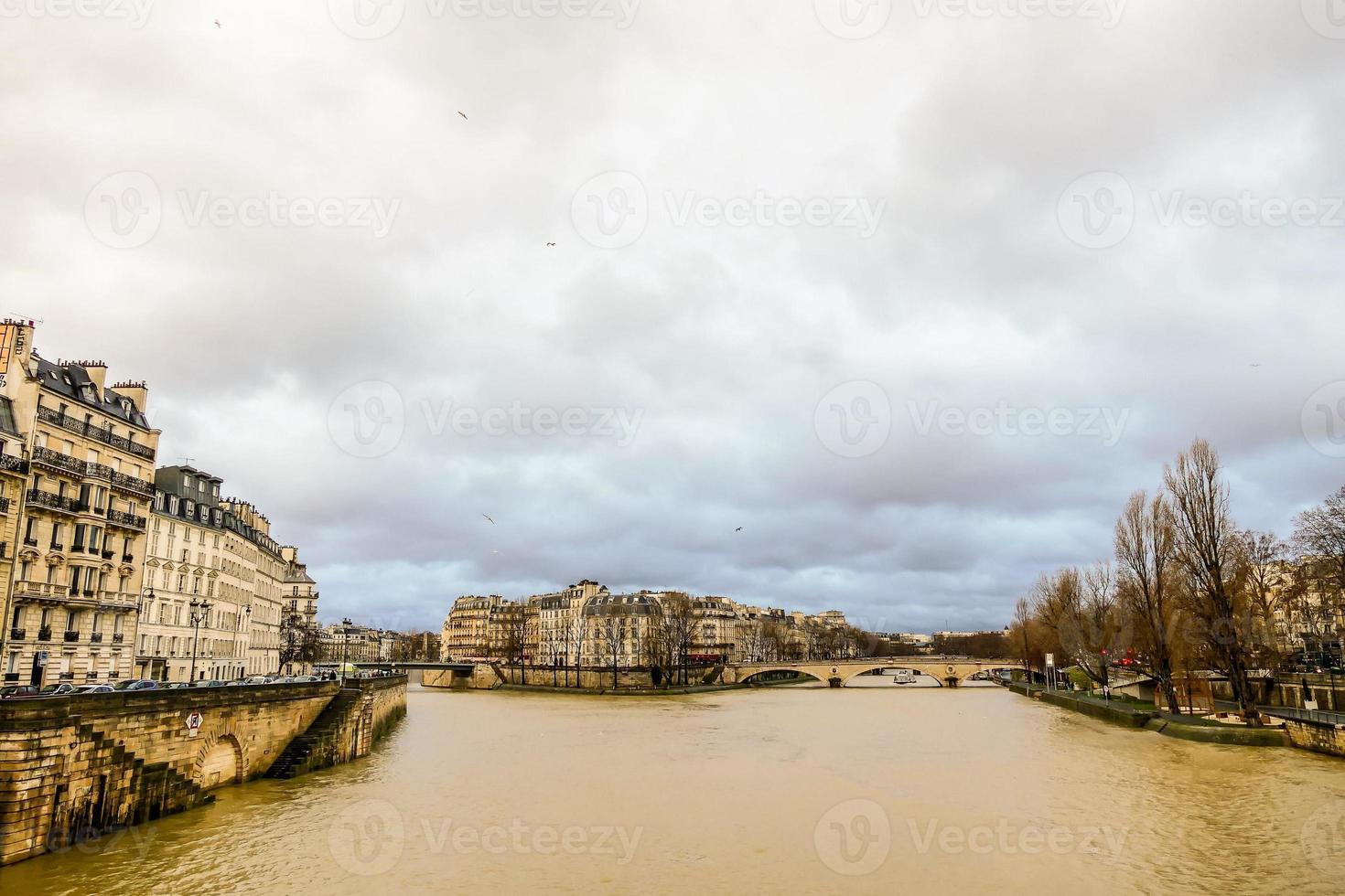 paisaje en paris, francia foto