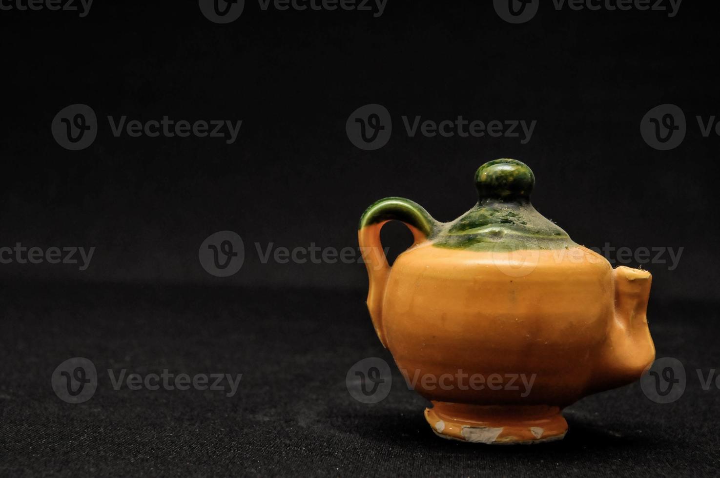 Porcelain vase on black background 15732452 Stock Photo at Vecteezy
