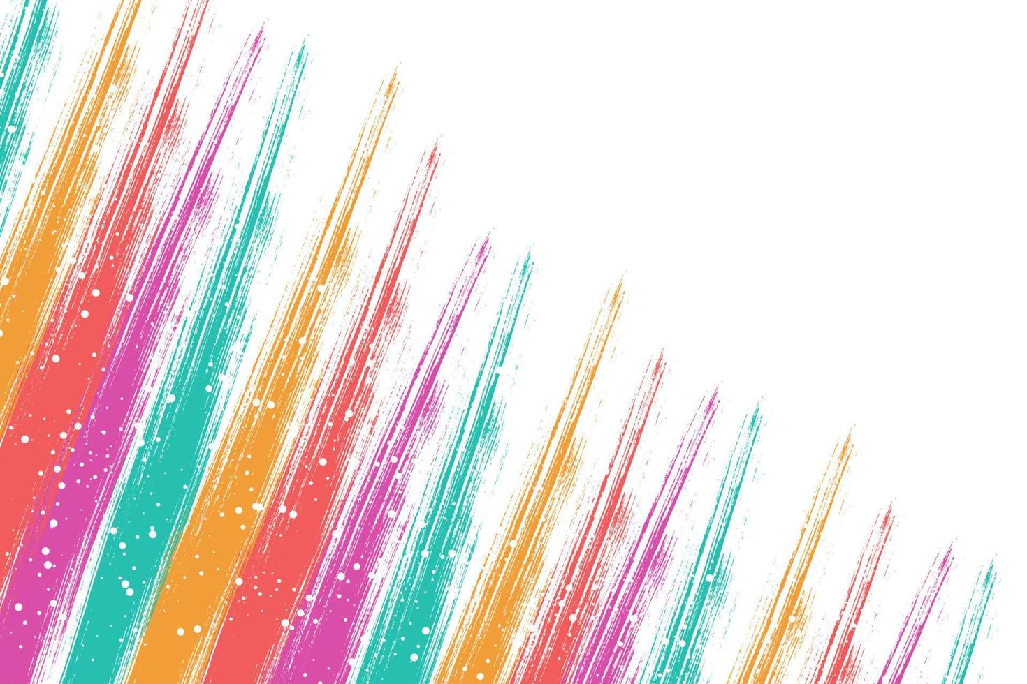 Colorful grunge texture design on white background vector